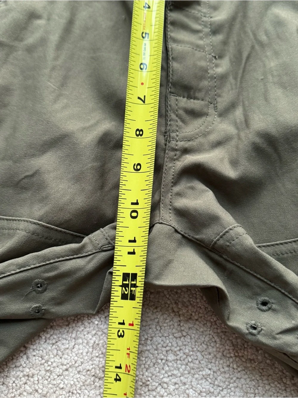 Prana Stretch Zion Pant II Mens 31 x 30 Slate Green Hiking Cargo Pants NWT
